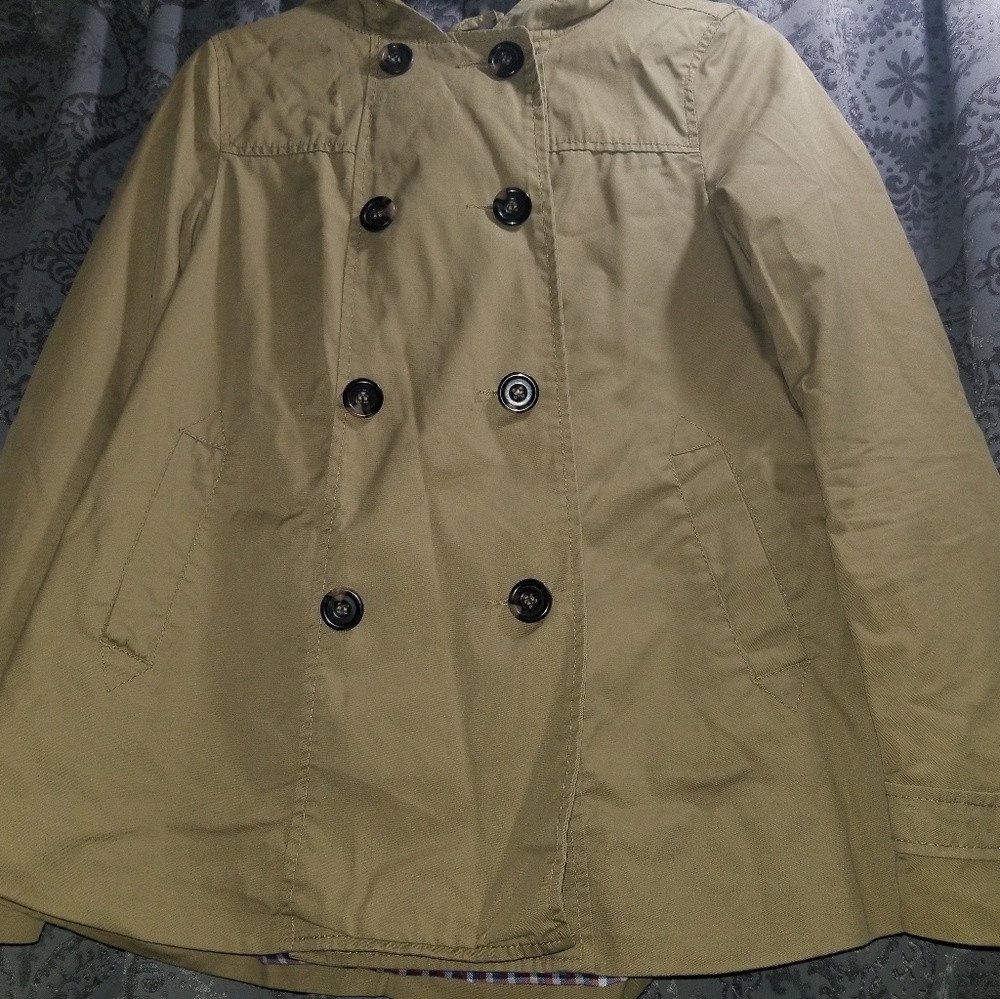 H&M Divided WMN Trench Hooded Jacket